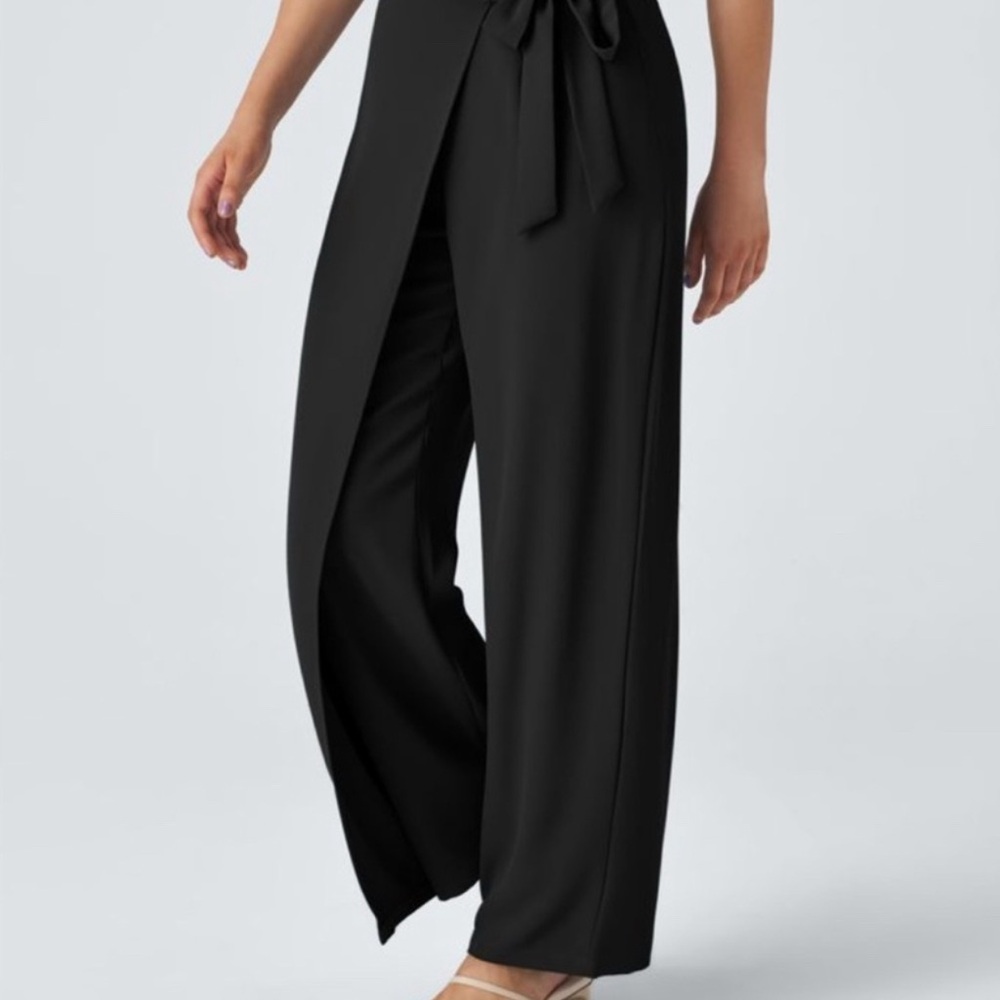 HALARA Black Wide Leg Pants